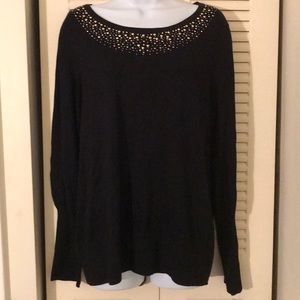 Pullover Sweater with Bling